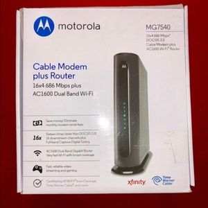 Motorola Cable modem plus router